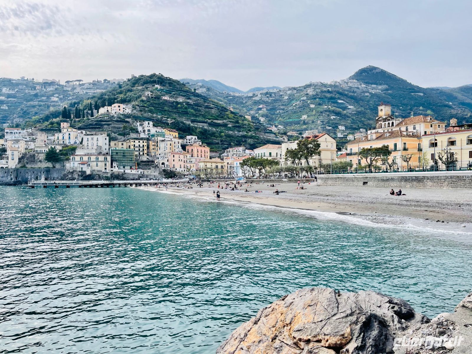 Blick auf die Bucht von Minori