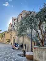 Kurze Pause an der Kathedrale von Maiori