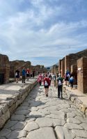 Wandern durch Pompeji