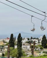 Panorama-Sessellift ohne Passagiere