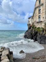 Auch am nächsten Tag ist das Meer noch stürmisch