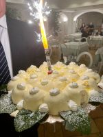 Abschiedsdessert im Hotel am Abend