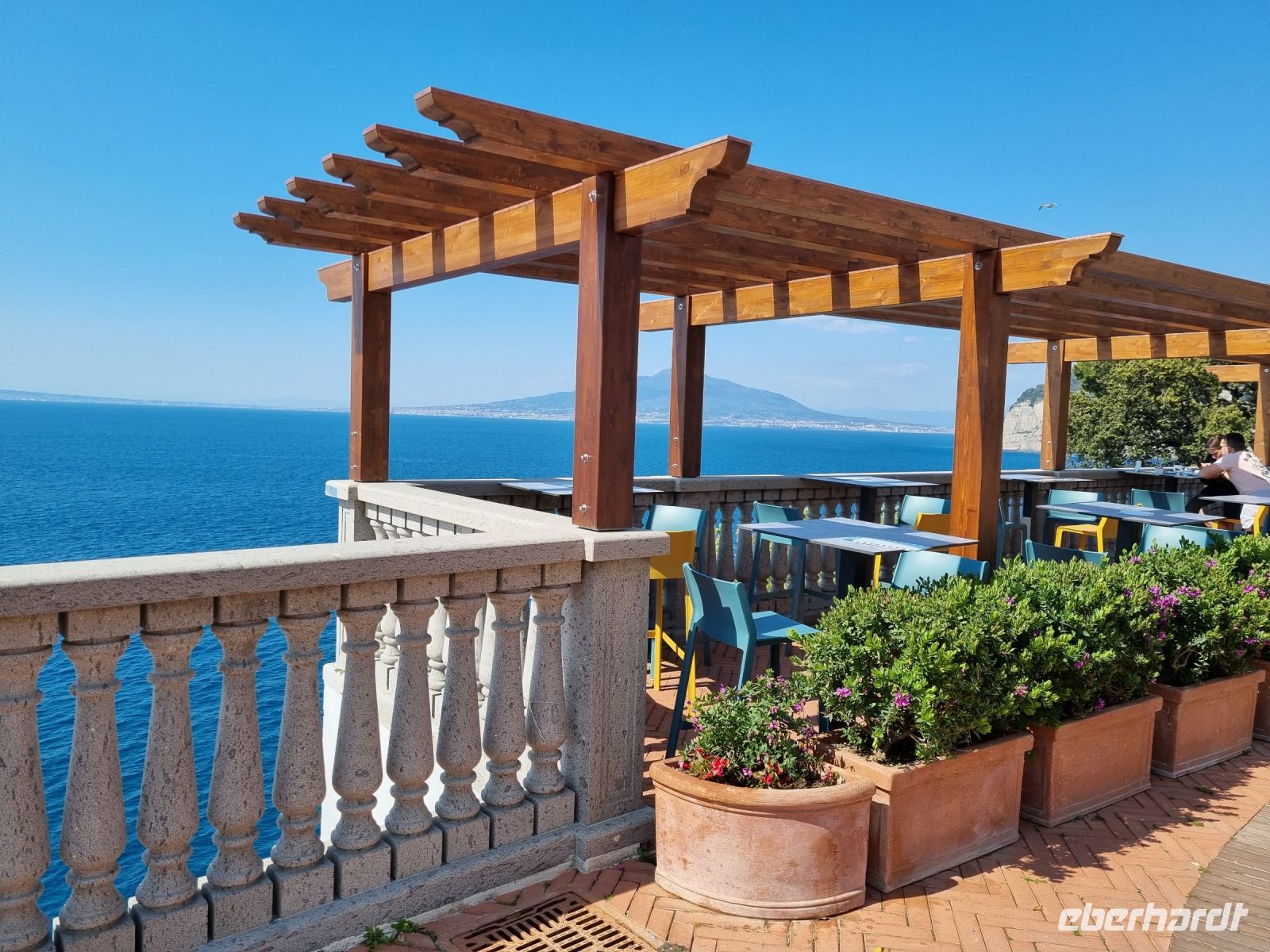 Sorrentinische Küste mit Blick zum Vesuv