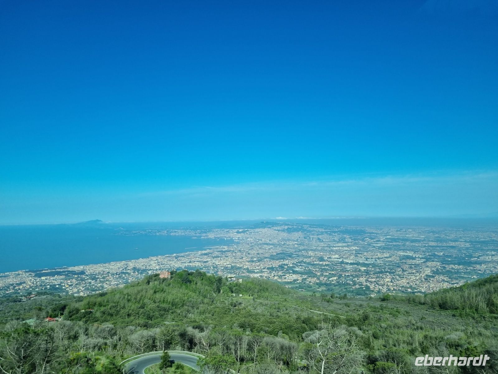 Ausblick vom Vesuv