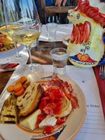 Cantina (Weingut) del Vesuvio - Mittagessen (Antipasti-Teller)