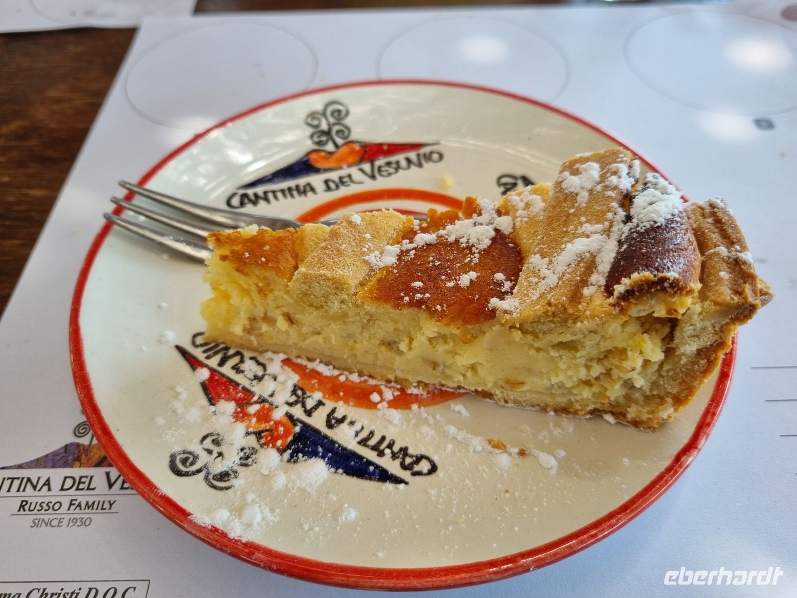 Cantina (Weingut) del Vesuvio - Mittagessen (Dessert 