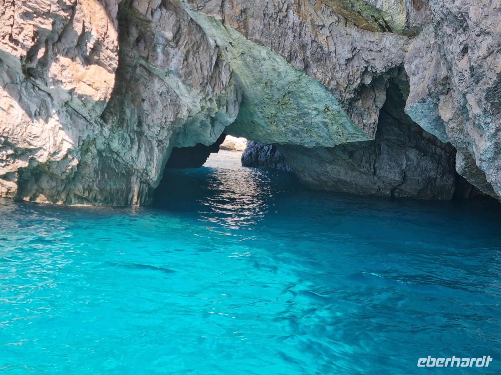Insel Capri - Grotta Verde (Grüne Grotte)