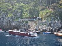Insel Capri - Eingang zur Blauen Grotte...