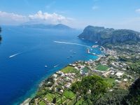 Insel Capri - Blick von Anacapri nach Marina Grande 
