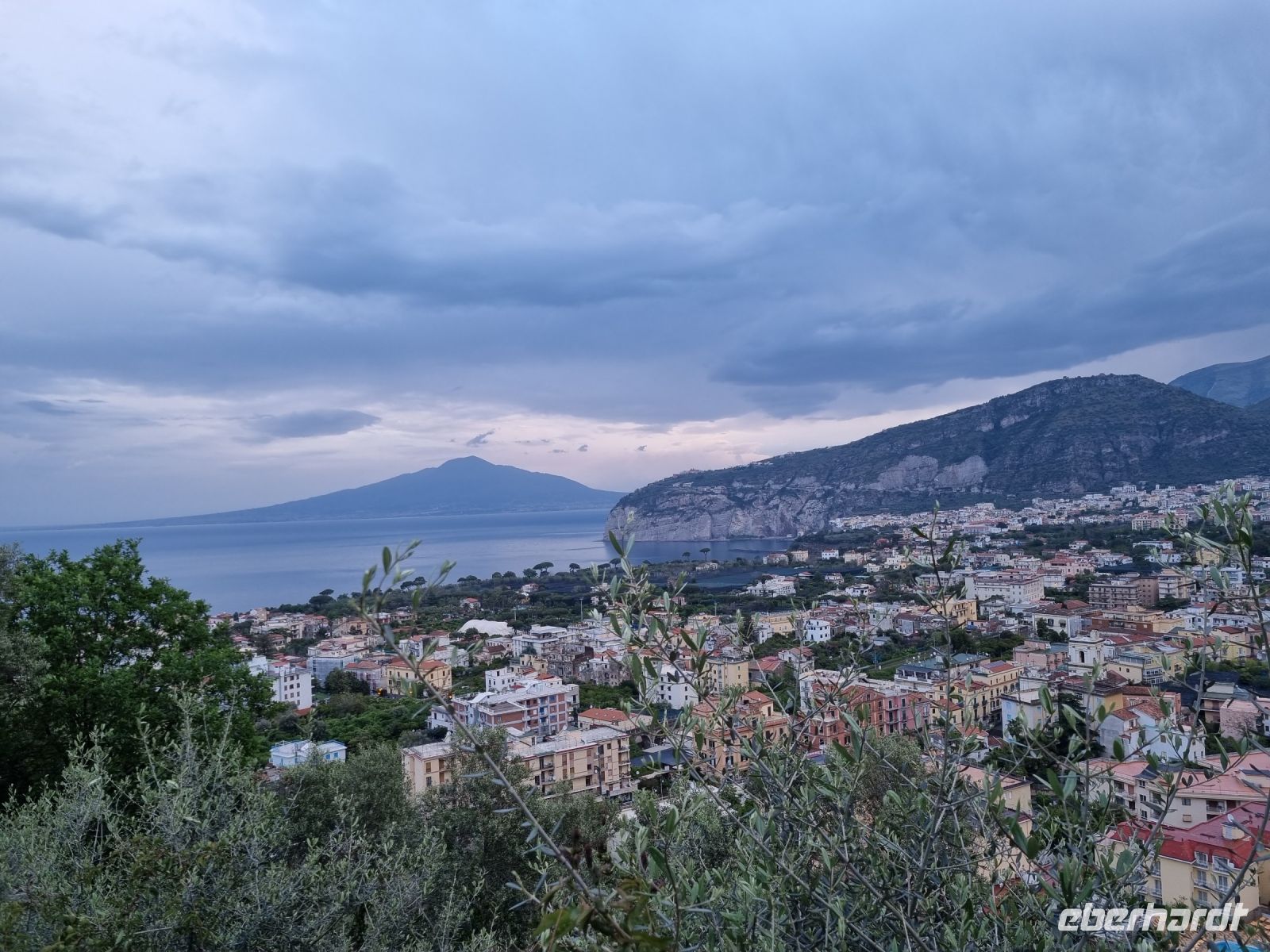 Letzter Blick vom Hotel zum Vesuv...