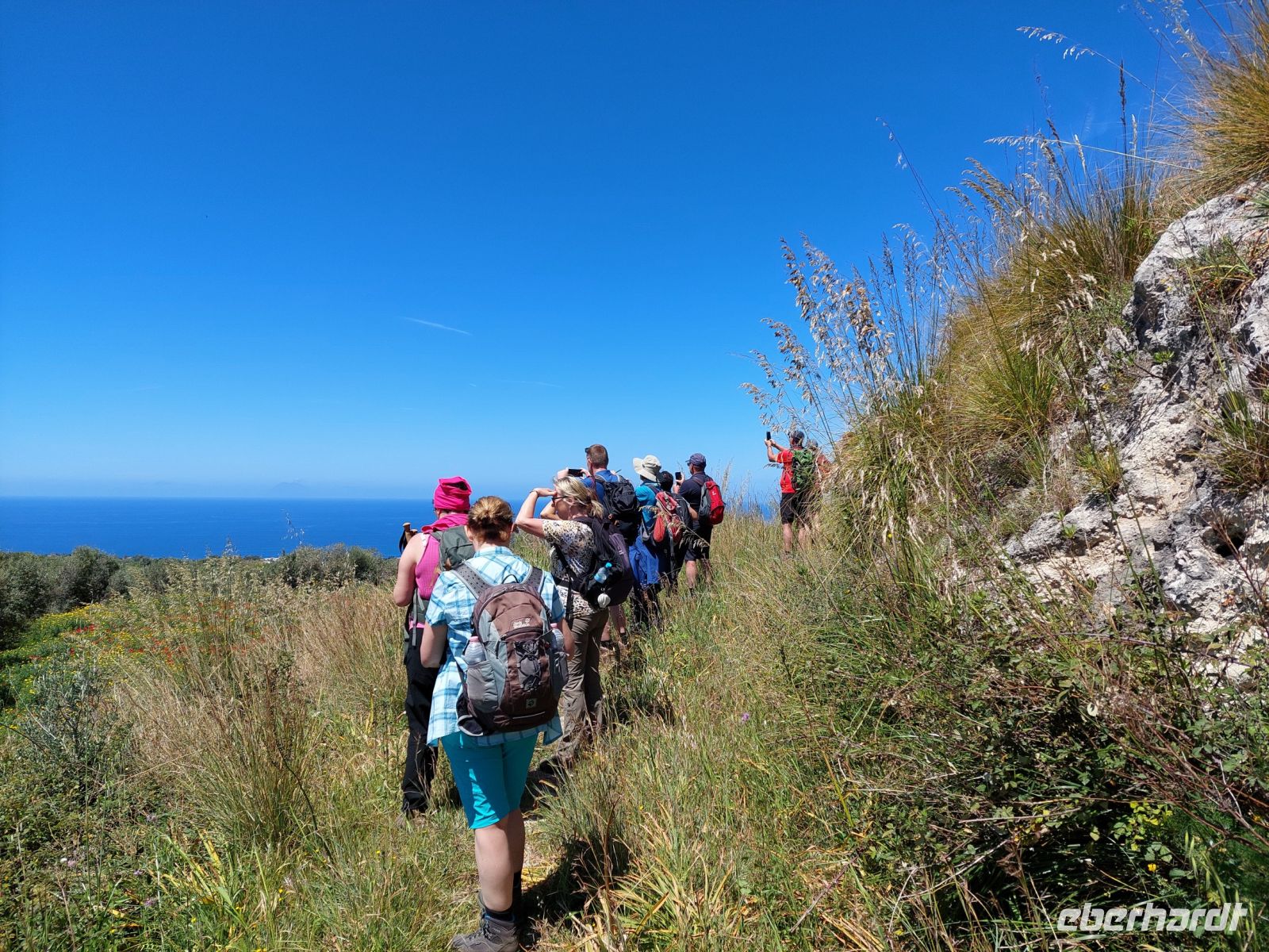 gauf dem Weg zum Capo Vaticano