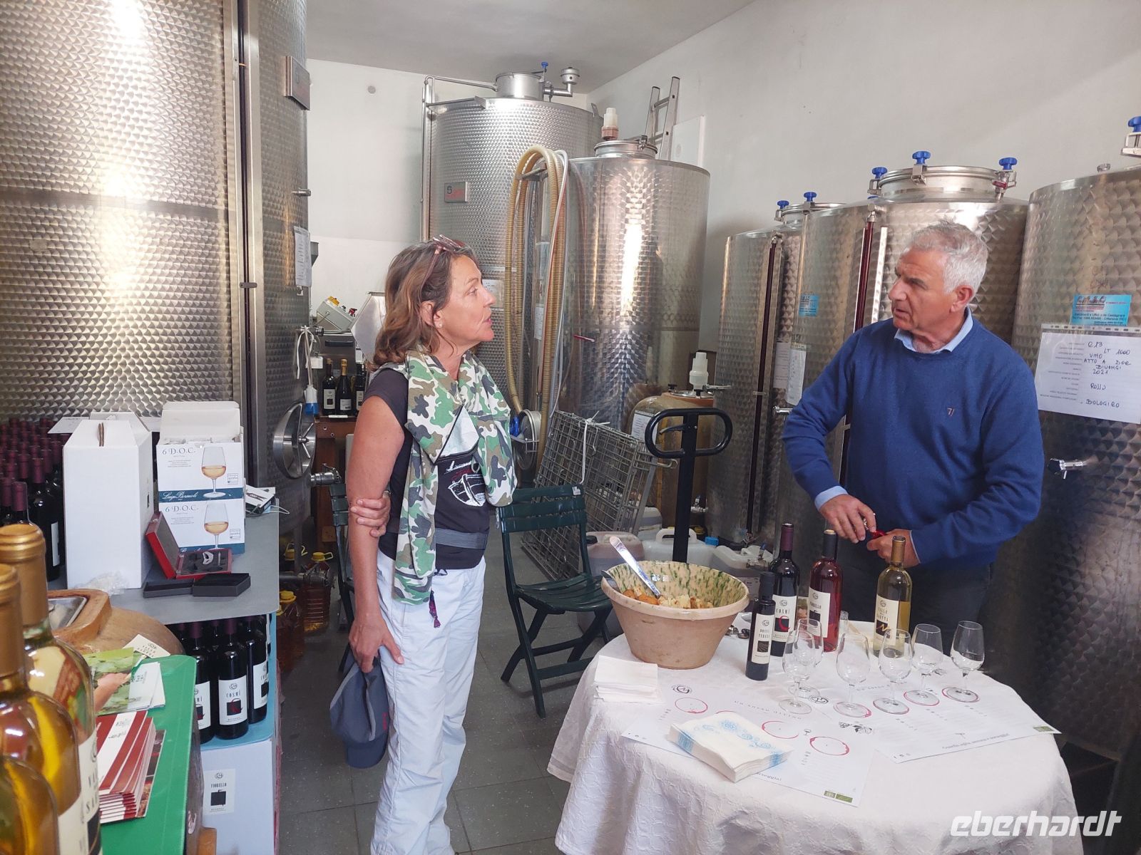 Bivogni Weinverkostung Bio Calabria