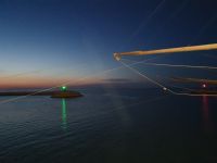 Apulien, Gargano, Vieste, Hafeneinfahrt