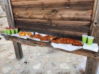 Apulien, Gargano, Kloster Pulsano, Picknick