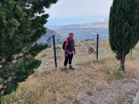 Apulien, Gargano, Kloster Pulsano, Blick zur Küste