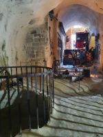 Basilikata, Matera, Höhlenwohnung in einer Zisterne