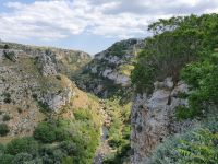Basilikata, Matera, Gravina Schlucht