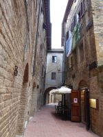 Straße in San Gimignano