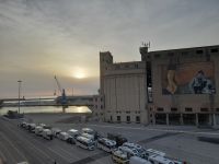 Abfahrt im Hafen von Livorno nach Golfo Aranci