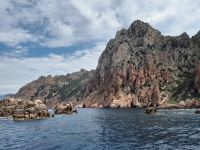 Schifffahrt entlang der Calanques de Piana