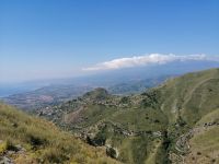 wunderschöne Panorama entlang des Wanderweges