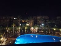 Ausklang des Tages mit dem Blick auf Lavastrom von Ätna (mittig im Bild)