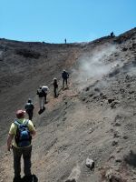 Fumarolen im Krater von Montagnola