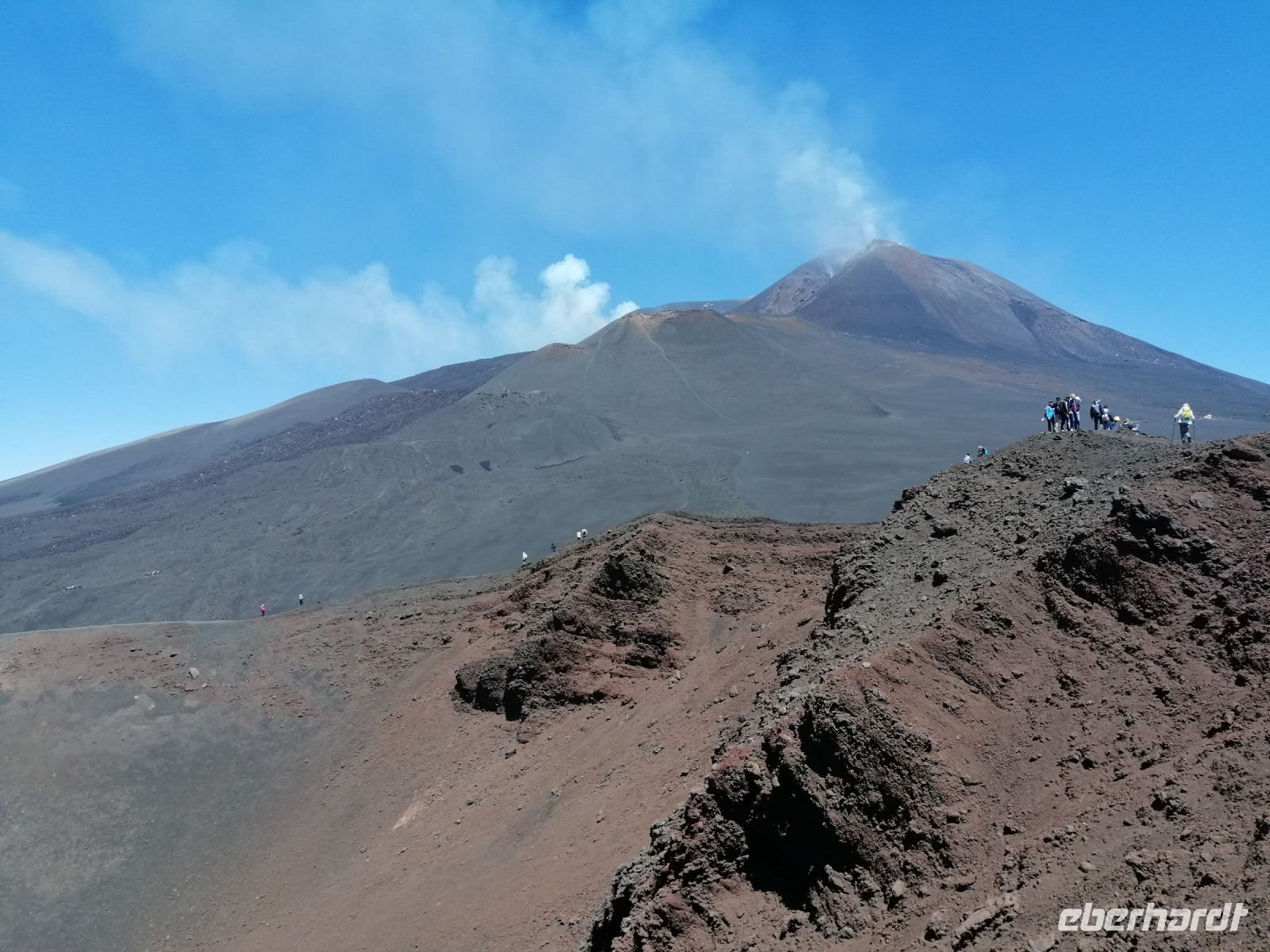 Blick Richtung Ätna von Montagnola