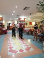 musikalische Begleitung am Abend