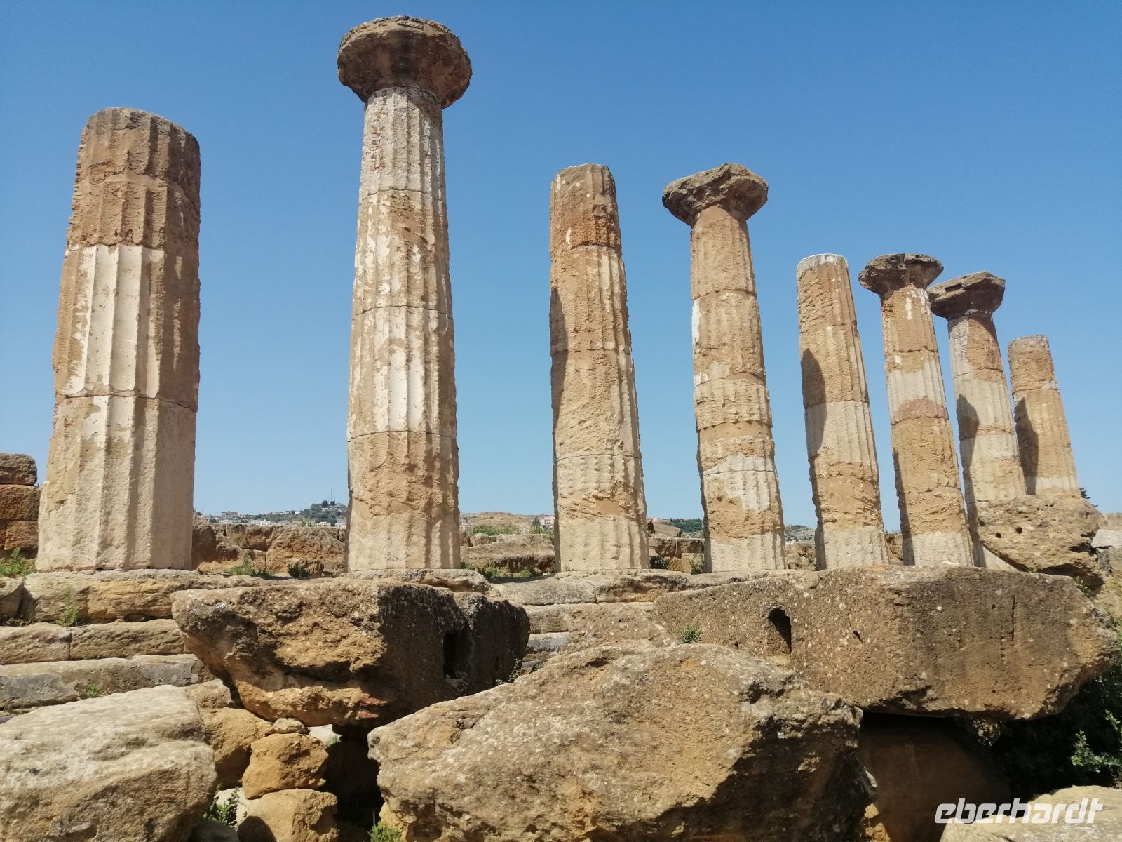 Überreste eines Tempels im Tal der Tempel