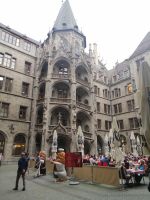 Spaziergang durch Altstadt von München