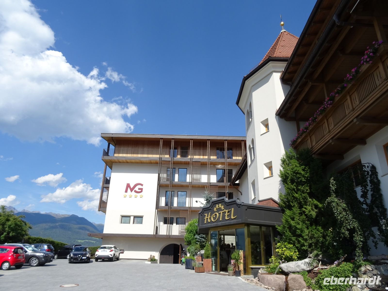 Ankunft im Hotel Mühlgarten in Stefansdorf