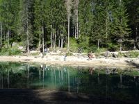 Spiegelbild unserer Wandergruppe