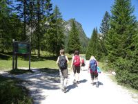 Es geht zur Mittagsrast