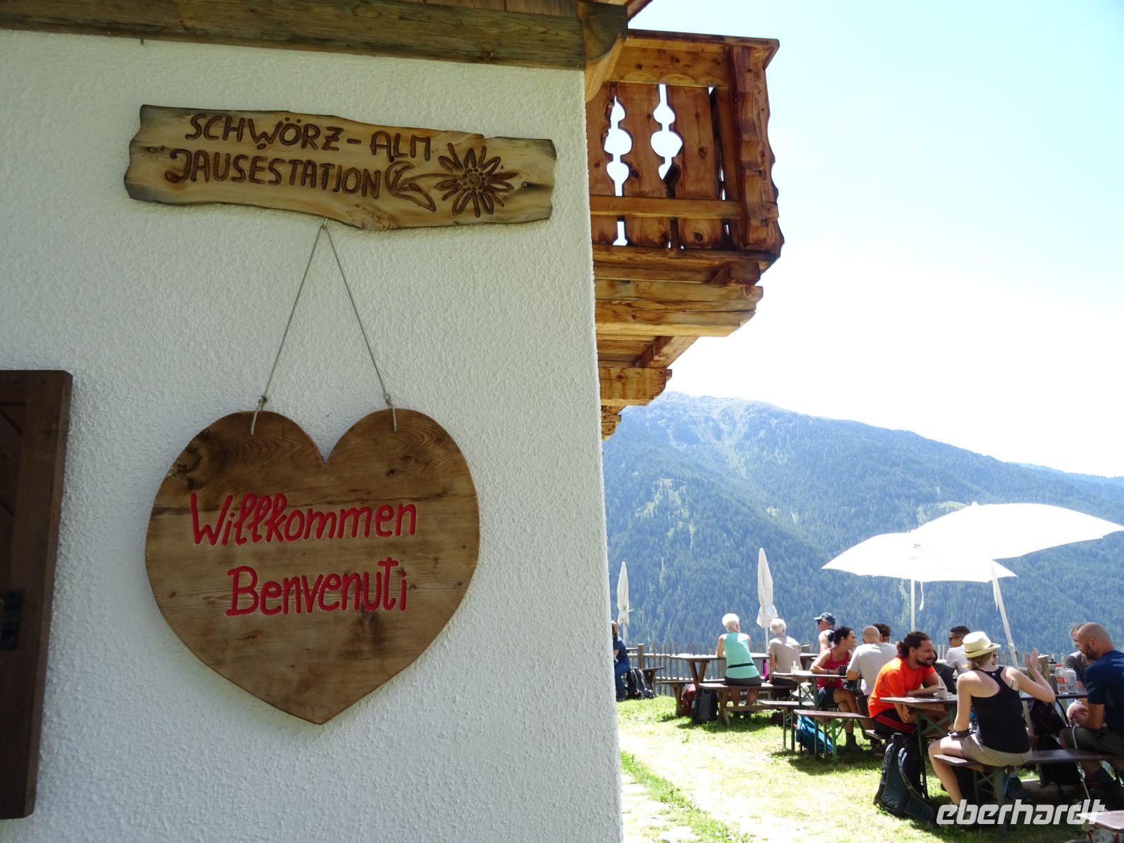 Stärkung in der Jausenstation