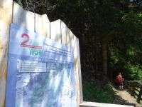 Nun entlang des 2-Täler-Trails zum Antholzer See