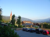 Abendstimmung am Hotel