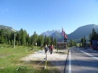 Erst einmal zur Rinbianco-Alm