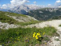 Herrliche Bergpanoramen in den Sextener Dolomiten