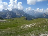 Herrliche Bergpanoramen in den Sextener Dolomiten
