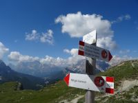 Herrliche Bergpanoramen in den Sextener Dolomiten