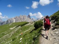 Herrliche Bergpanoramen in den Sextener Dolomiten
