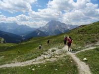 Herrliche Bergpanoramen in den Sextener Dolomiten