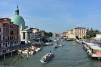 Venedig - Canal Grande - am Bahnhof Santa Lucia