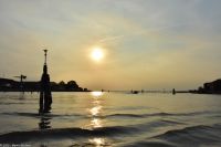 Abendstimmung über der Lagune von Venedig