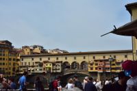 Florenz - Ponte Vecchio über dem Fluss Arno