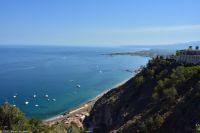 Sizilien - Taormina - Blick nach Süden in Richtung Giardini-Naxos