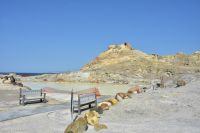 Äolische Inseln - Insel Vulcano - die ehemaligen leider gesperrten Schwefelschlammbäder 