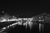 Florenz - Ponte Vecchio über dem Fluss Arno