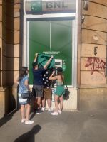 Kreativ am Geldautomat